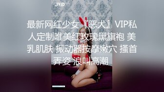 最新网红少女『恶犬』VIP私人定制唯美红玫瑰黑旗袍 美乳肌肤 振动器按摩嫩穴 搔首弄姿 浪叫高潮 