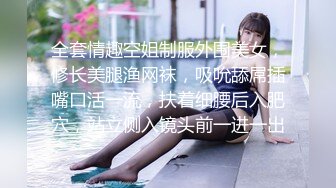 全套情趣空姐制服外围美女，修长美腿渔网袜，吸吮舔屌插嘴口活一流，扶着细腰后入肥穴，站立侧入镜头前一进一出