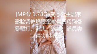 [MP4/ 1.78G] 变态金主居家露脸调教蜂腰蜜桃臀贱母狗曼曼鞭打、乳夹、滴蜡、道具爽得尖叫不停