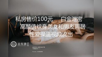 私房售价100元❤️白金泄密❤️高颜值纹身美女和男友同居性爱操逼视频流出