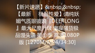 【新片速遞】&nbsp;&nbsp;【最新❤️极品性爱】清纯妖媚气质眼镜娘『DEERLONG』最大尺度升级 爆操骚货极品馒头逼 第①季 高清1080P版 [1270M/MP4/34:30]