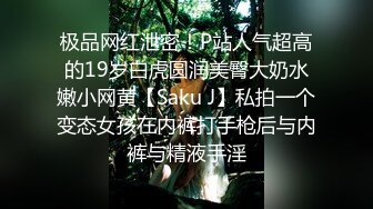 极品网红泄密！P站人气超高的19岁白虎圆润美臀大奶水嫩小网黄【Saku J】私拍一个变态女孩在内裤打手枪后与内裤与精液手淫