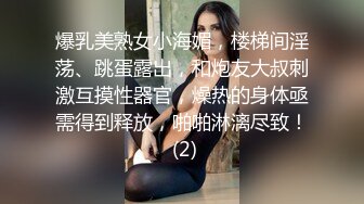 爆乳美熟女小海媚，楼梯间淫荡、跳蛋露出，和炮友大叔刺激互摸性器官，燥热的身体亟需得到释放，啪啪淋漓尽致！ (2)