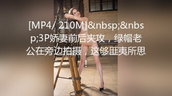 [MP4/ 210M]&nbsp;&nbsp;3P娇妻前后夹攻，绿帽老公在旁边拍摄，这够匪夷所思！