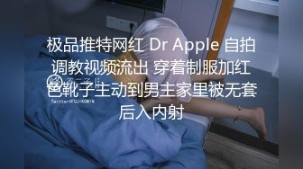 极品推特网红 Dr Apple 自拍调教视频流出 穿着制服加红色靴子主动到男主家里被无套后入内射