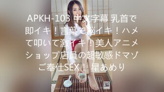 APKH-103 中文字幕 乳首で即イキ！言葉で脳イキ！ハメて叩いて激イキ！美人アニメショップ店員の超敏感ドマゾご奉仕SEX！ 星あめり