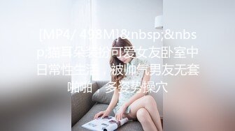 [MP4/ 498M]&nbsp;&nbsp;猫耳朵装扮可爱女友卧室中日常性生活，被帅气男友无套啪啪，多姿势操穴