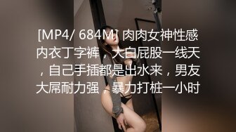 [MP4/ 684M] 肉肉女神性感内衣丁字裤，大白屁股一线天，自己手插都是出水来，男友大屌耐力强，暴力打桩一小时