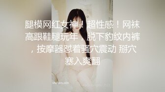 腿模网红女神！超性感！网袜高跟鞋腿玩年，脱下豹纹内裤，按摩器怼着骚穴震动 掰穴塞入爽翻