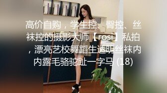 高价自购，学生控、臀控、丝袜控的摄影大师【rosi】私拍，漂亮艺校舞蹈生透明丝袜内内露毛骆驼趾一字马 (18)