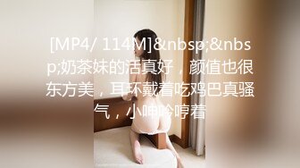 [MP4/ 114M]&nbsp;&nbsp;奶茶妹的活真好，颜值也很东方美，耳环戴着吃鸡巴真骚气，小呻吟哼着