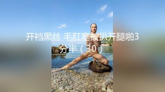 开裆黑丝 毛肛塞被扒开腿啪3分半（30）