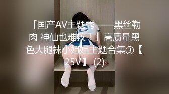 「国产AV主题秀——黑丝勒肉 神仙也难救！」高质量黑色大腿袜小姐姐主题合集③【25V】 (2)