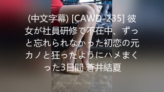 (中文字幕) [CAWD-235] 彼女が社員研修で不在中、ずっと忘れられなかった初恋の元カノと狂ったようにハメまくった3日間 蒼井結夏