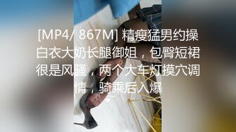 [MP4/ 867M] 精瘦猛男约操白衣大奶长腿御姐，包臀短裙很是风骚，两个大车灯摸穴调情，骑乘后入爆